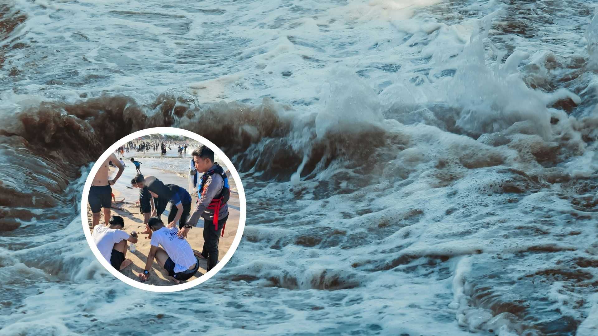 Wisatawan Terseret Ombak di Pantai Karangpapak, Empat Korban Selamat